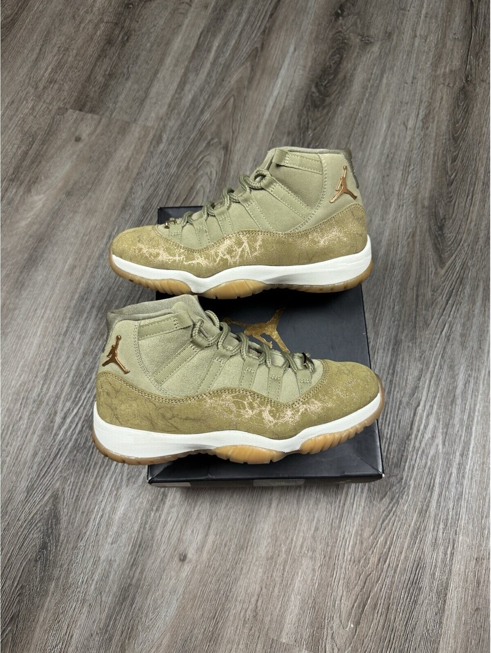 Size 7.5W/6M - Air Jordan 11 Retro Olive Lux W